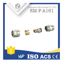 EM-F-A161 High-quality nickel plated brass aluminum plastic pipe fitting